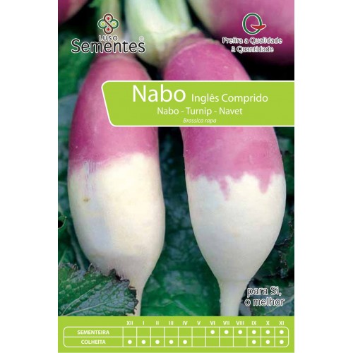 Nabo Inglês Comprido