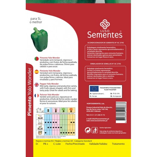 Pimento Yolo Wonder